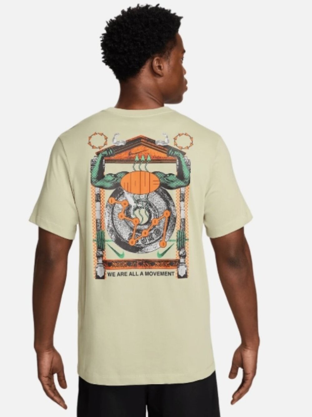 Nike Men's JUST DO IT Training T-Shirt (Luminous Green) Size Small $40